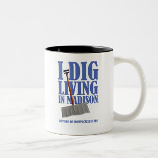 私はISONのブリザードのマグの生活を掘ります ツートーンマグカップ