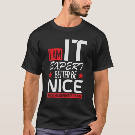私はITの専門家である優れたサイバーセキュリティのサイバー Tシャツ (正面)