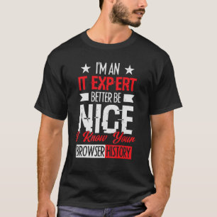 私はITの専門家である優れたサイバーセキュリティのサイバー Tシャツ