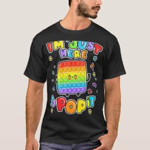 私はItボードゲームのポップ・アートの子供のFidgetのためにここにいる Tシャツ