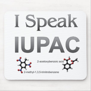 私はIUPAC化学専門語を話します マウスパッド