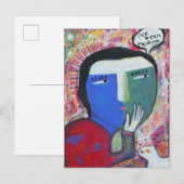 私はI've 考え been's ポストカード (正面/裏面)