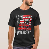 私はJの4番目の先住民アメリカの大統領に会いたい Tシャツ (正面)