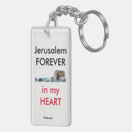 私はJ (エルサレム)都市キーホルダーを愛します キーホルダー