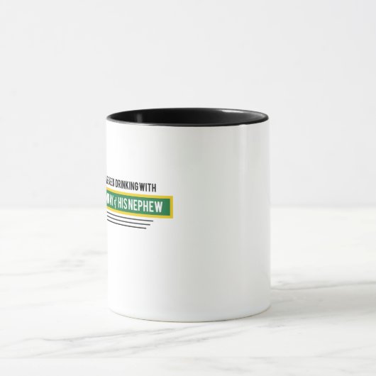 私はJ、Wrayおよびずっと彼の甥と飲んでいます マグカップ (中央)