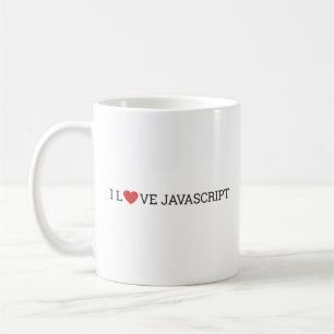 私はJavaScriptを愛します コーヒーマグカップ