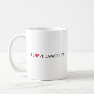 私はJavaScriptを愛します コーヒーマグカップ