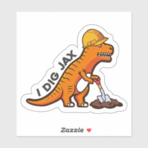 私はJax Dinoステッカーを掘る
