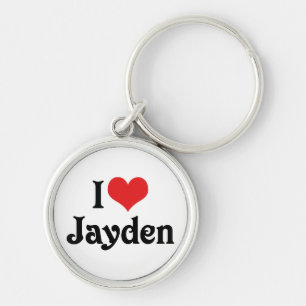 私はJaydenを愛します キーホルダー