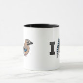 私はJaysを愛します マグカップ (中央)