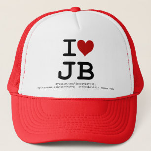 私はJBのトラック運転手の帽子を愛します キャップ