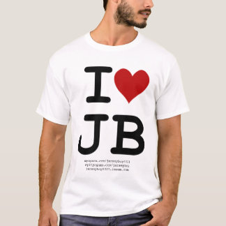 私はJBのTシャツを愛します Tシャツ