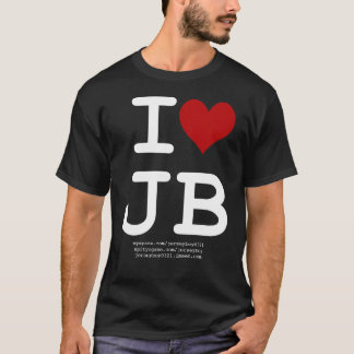 私はJB (blk)のTシャツを愛します Tシャツ