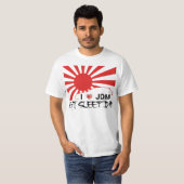 私はJDMを食べます睡眠のTシャツを愛します Tシャツ (正面フル)