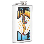 私はJingle Christmas Pajama MelaniにJingleを入れた フラスク (右)