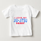 私はJiu-Jitsuの私のお父さんを愛します ベビーTシャツ (正面)