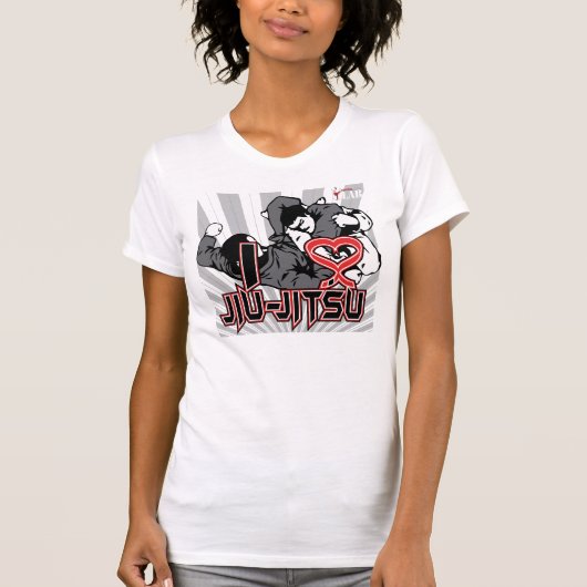 私はJiu-Jitsuを愛します Tシャツ (正面)