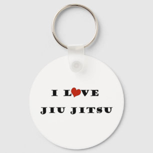 私はJiu Jitsu.pngを愛します キーホルダー