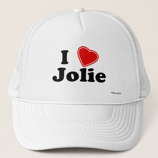 私はJolieを愛します キャップ (正面)