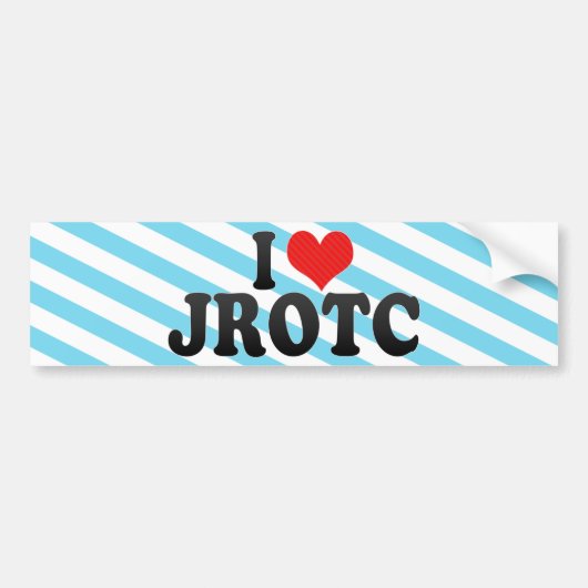 私はJROTCを愛します バンパーステッカー (正面)