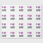 私はK破裂音を愛します ラッピングペーパー (フラット)