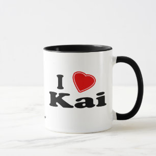 私はKaiを愛します マグカップ