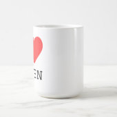 私はKarenが好き コーヒーマグカップ (中央)