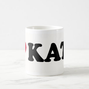 私はKATEを愛します コーヒーマグカップ