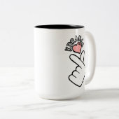 私はKDramasが大好き ツートーンマグカップ (正面右)