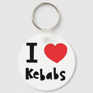 私はKebabsを愛します キーホルダー