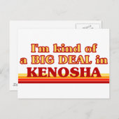 私はKenoshaで大きな問題を抱えている ポストカード (正面/裏面)