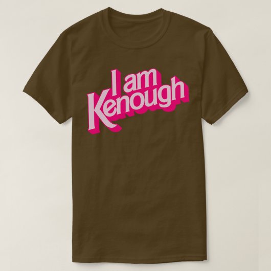 私はKenough Pinks Colorway Tシャツ (デザイン正面)