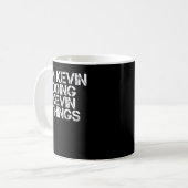 私はKEVIN THINGS SHIRT おもしろい Christmasを実行しているKEVIN コーヒーマグカップ (正面左)