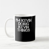 私はKEVIN THINGS SHIRT おもしろい Christmasを実行しているKEVIN コーヒーマグカップ (左)