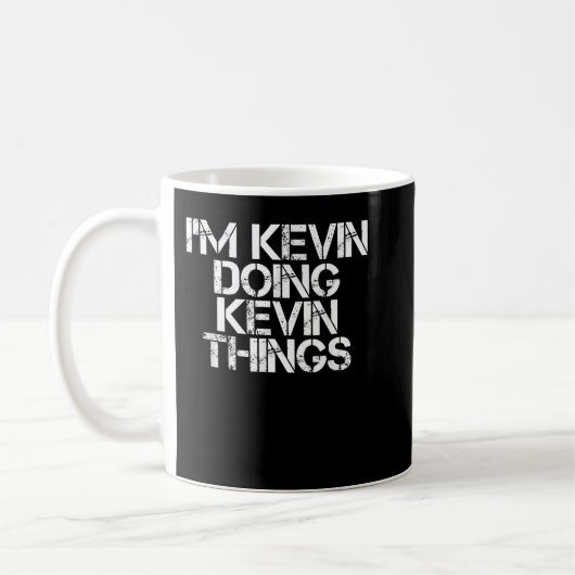 私はKEVIN THINGS SHIRT おもしろい Christmasを実行しているKEVIN コーヒーマグカップ (左)