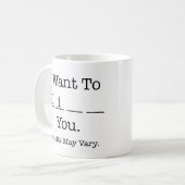 私はKiに(結果は変わるかもしれません)コーヒー・マグほしいと思います コーヒーマグカップ (正面左)