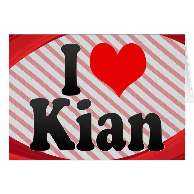 私はKianを愛します (正面横)