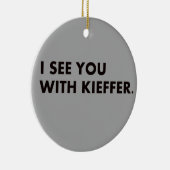 私はKiefferのオーナメントとの会います セラミックオーナメント (右)