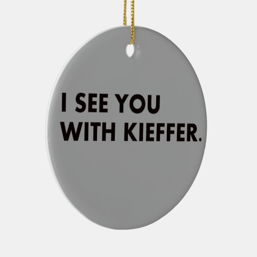 私はKiefferのオーナメントとの会います セラミックオーナメント (右)