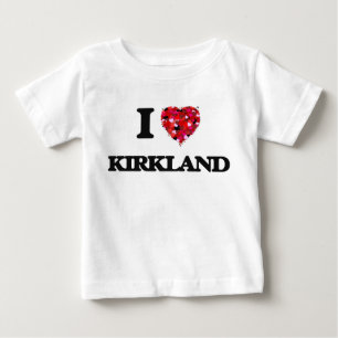 私はKirklandを愛します ベビーTシャツ
