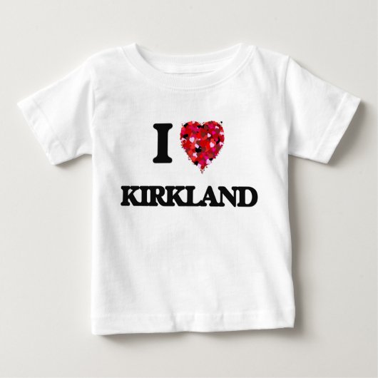 私はKirklandを愛します ベビーTシャツ (正面)