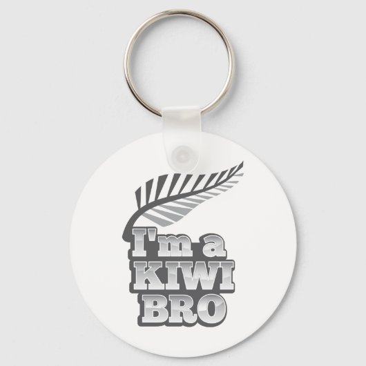 私はKIWI（ニュージーランド）だ キーホルダー (正面)