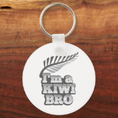 私はKIWI（ニュージーランド）だ キーホルダー (正面)