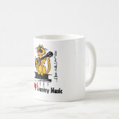 私はKountry Katによってカントリーミュージックを愛します コーヒーマグカップ (正面右)