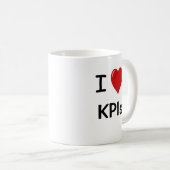 私はKPIs IのハートのKPIsの倍を味方しました愛します コーヒーマグカップ (正面右)