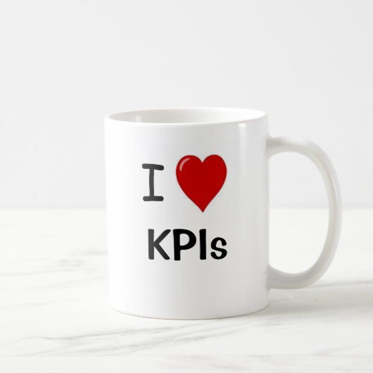私はKPIs IのハートのKPIsの倍を味方しました愛します コーヒーマグカップ (右)