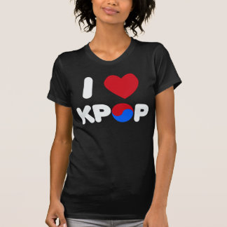 私はkpopのワイシャツを愛します(暗い) tシャツ