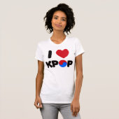 私はkpopのワイシャツを愛します tシャツ (正面フル)