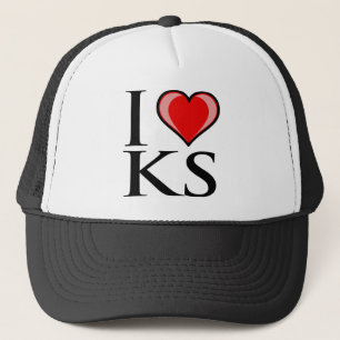 私はKS -カンザス--を愛します キャップ