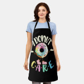 私はKumono気に Huではない漫画ドーナーツをドーナツ エプロン (着用した状態)